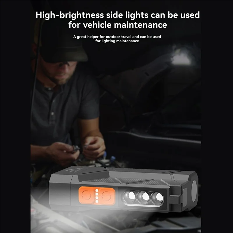 

MCGS-1500 Lumens Powerful Lantern LED Rechargeable Flashlight Portable Torch Light With Magnetic For Outdoor Camping Lighting