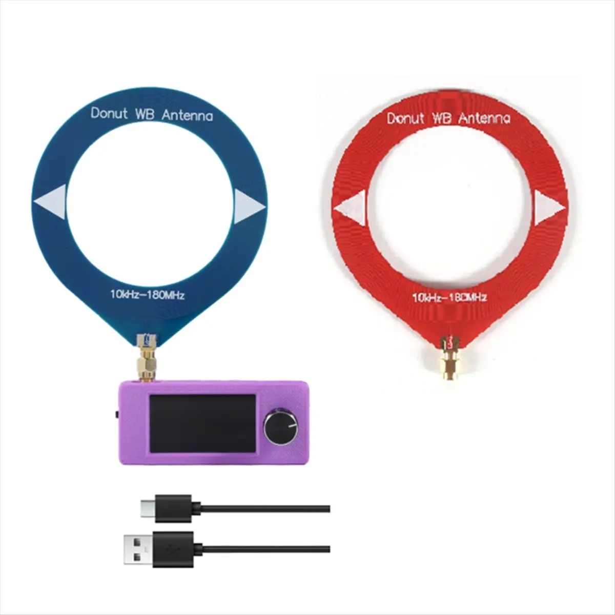 《Factory Direct》1.9inch IPS Screen SI4732 Mini Pocket Radio LSB USB AM FM/AM Radio with Antenna 180mhz HF SW MW VHF Radio