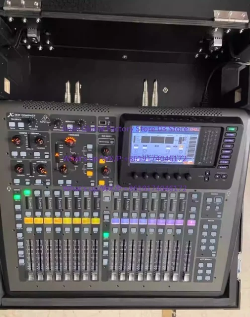 X32C Mixer Air Case, All Black BehringeX32 Compact Air Case Cabinet