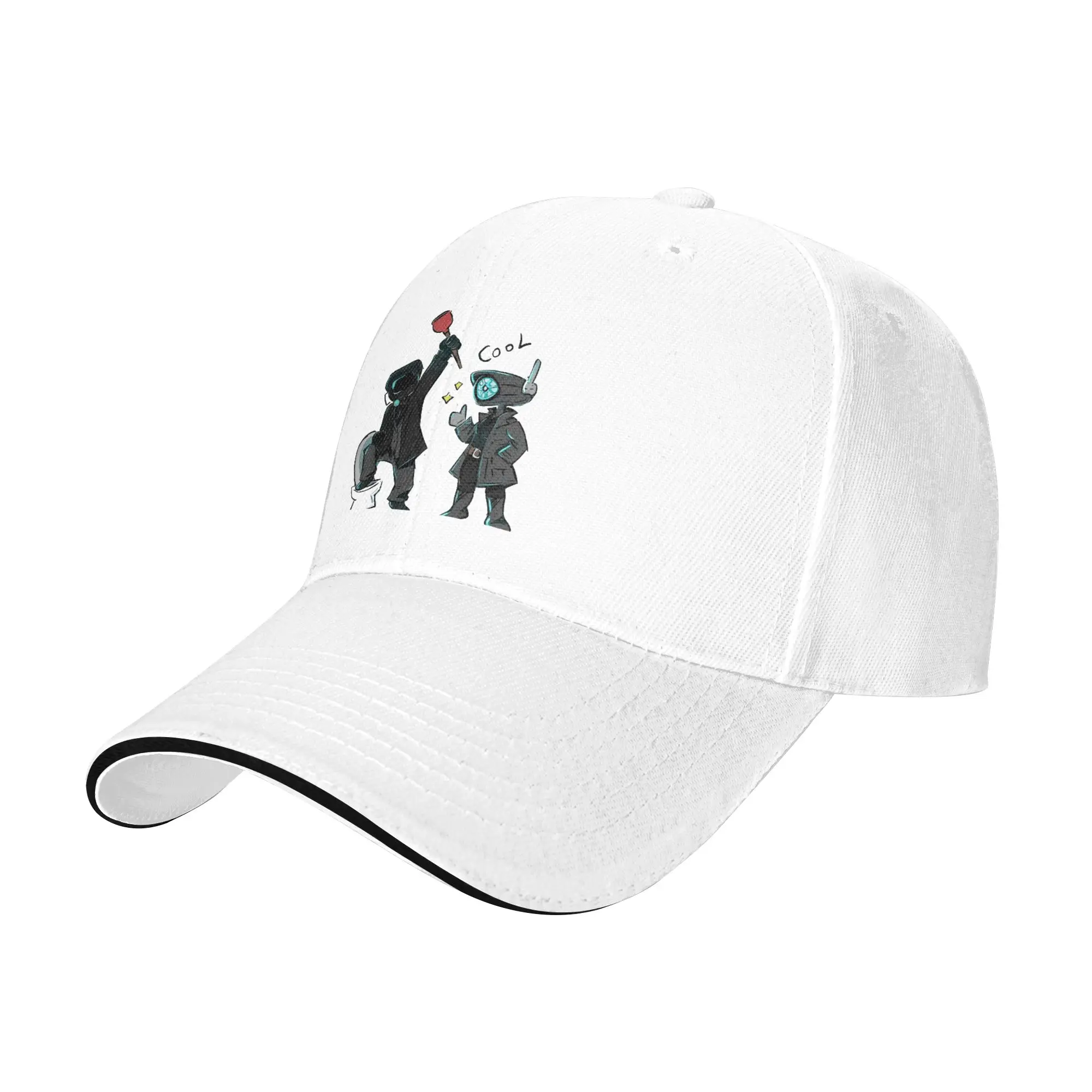 Speakerman Skibidi Toilet Baseball Cap Fashion  Sandwich Hats Men Women Polyester Headwear Workouts