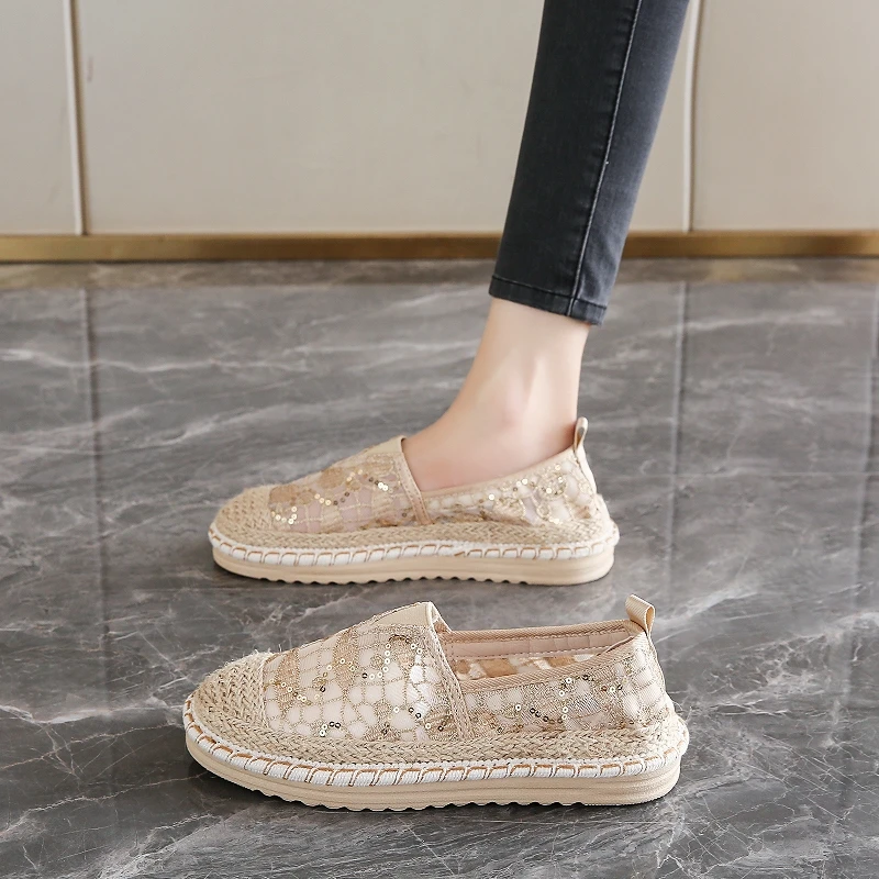 

Women's 2.5CM Flat Sole Slip On Sneakers Comfortable Walking Shoes Non Slip Rubber Sole Casual Shoes for Women