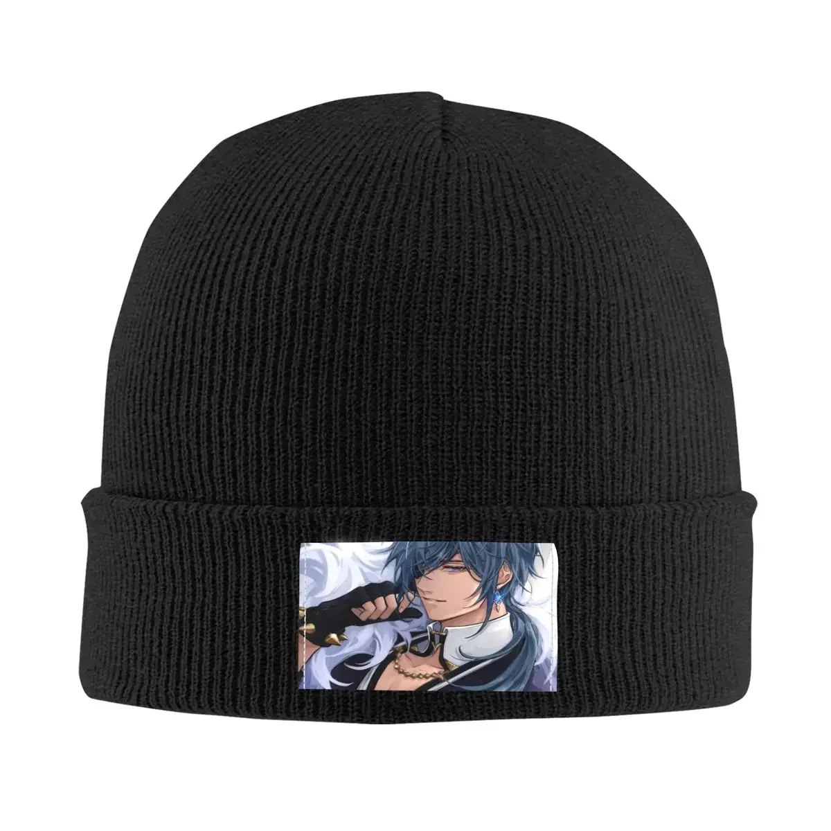 Kaeya Genshin Impact Bonnet Hat Knitted Hat Men Women Cool Unisex Adult Anime Game Winter Warm Beanies Cap