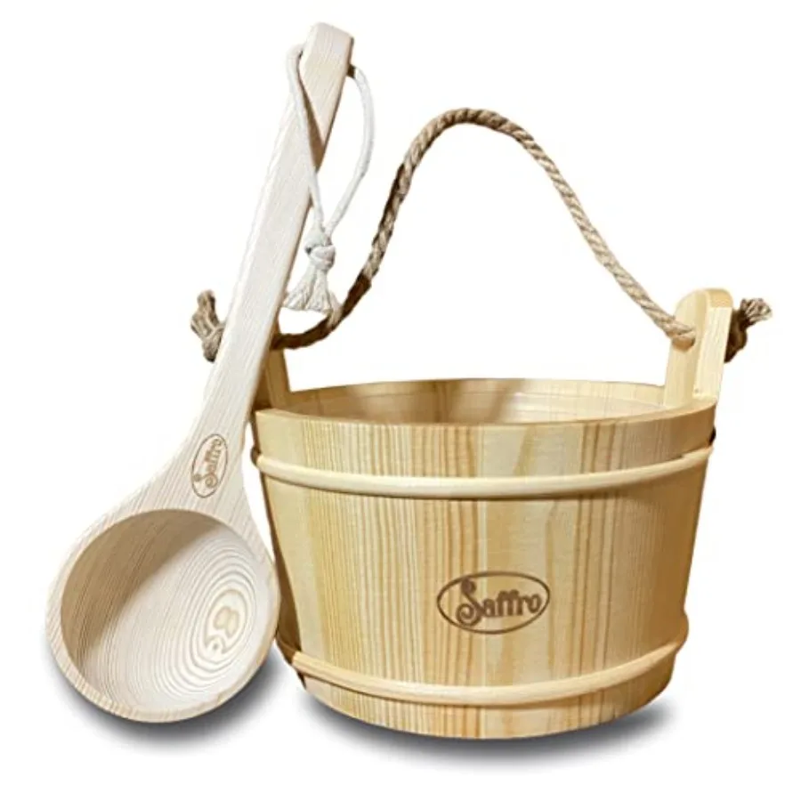 

Sauna et and Ladle for Beiful Sauna cessories Sauna ets Made m hentic nish Pine - Gallon Sauna et and Sauna Ladle for Your Sau