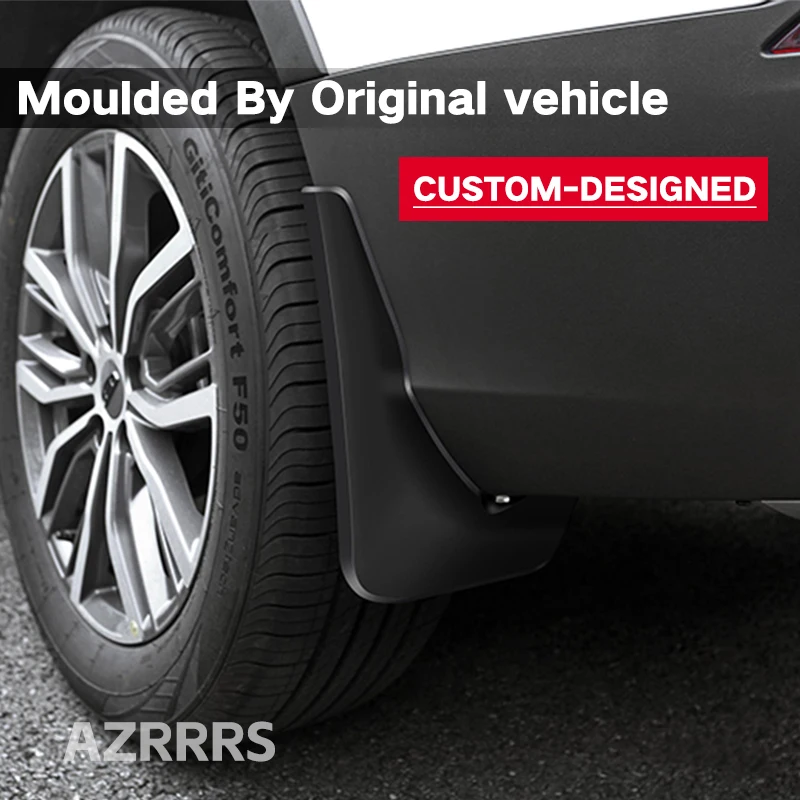 واقيات الطين لـ JETOUR X50 2024 2025 واقيات الطين واقيات الطين واقيات الرذاذ عجلات أمامية وخلفية ملحقات السيارة 4 قطعة #4