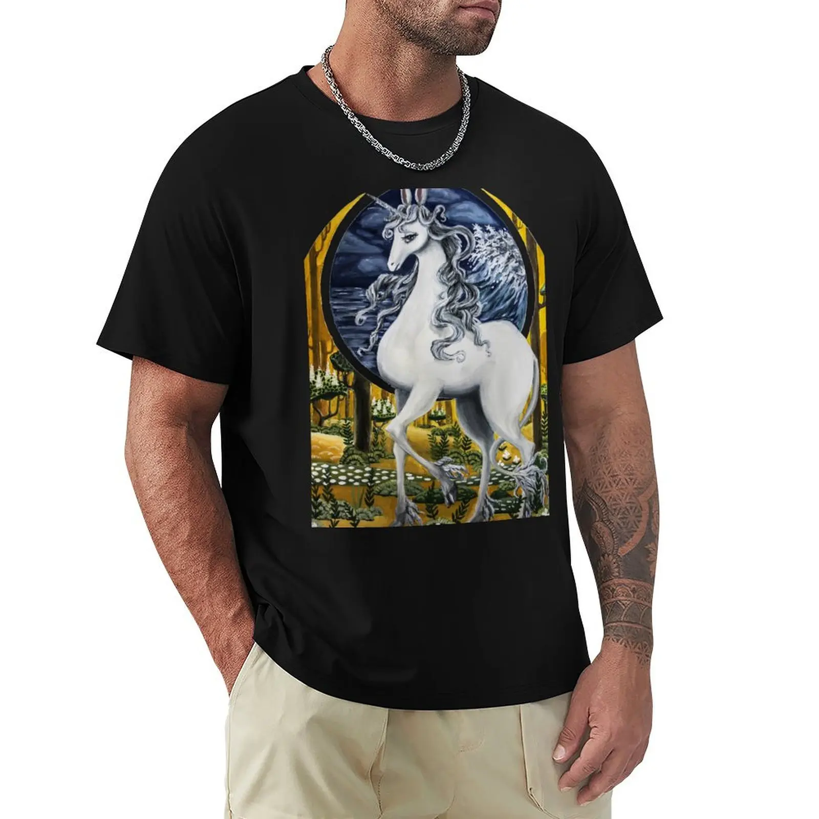 

The Last Unicorn T-Shirt korean fashion summer top mens t shirt