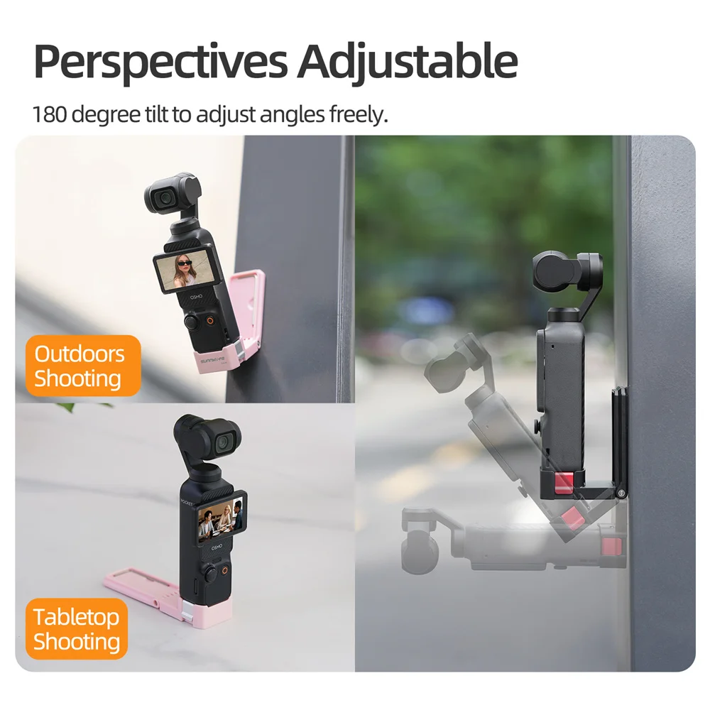 New Magnetic Mount Stand for DJI Osmo Pocket 4P/4/3 Camera Expansion Magnet Suction Holder Desktop/Vertical Adjustable Bracket