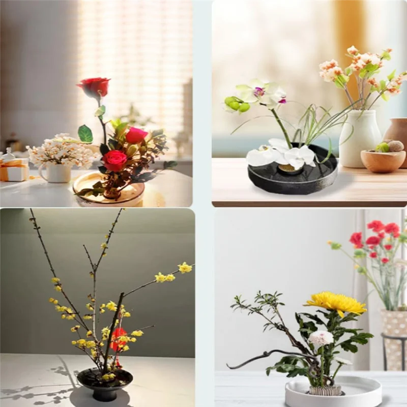

AA01-4PCS Flower Frog, Flower Frogs For Arrangements Vase, Forfloral Fixed Tools Ikebana Decoration Supplies