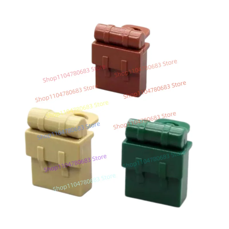 New MOC Building Blocks Minifigure Accessories, Wearable Military Backpack Toy Ornament, Kids Holiday Gift