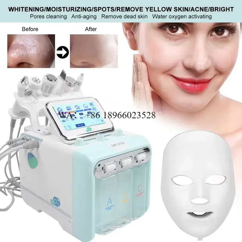 WMWMNU for 7 in 1 Hydra Small Bubble Multifunction Aqua Facial Beauty Care Rejuvenation Device