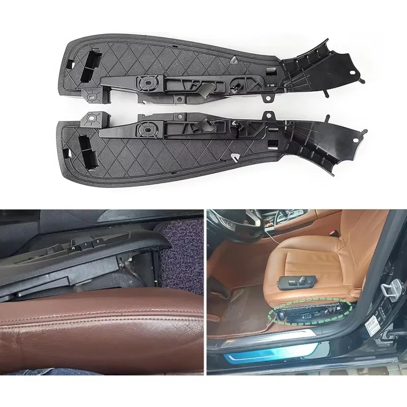 Image of Auto Vorne Links Rechts Sitz Seite Unterstützung Rahmen Panel Halterung Abdeckung Für BMW X5 X6 F15 F16 F85 F90 52107317458 52107317459