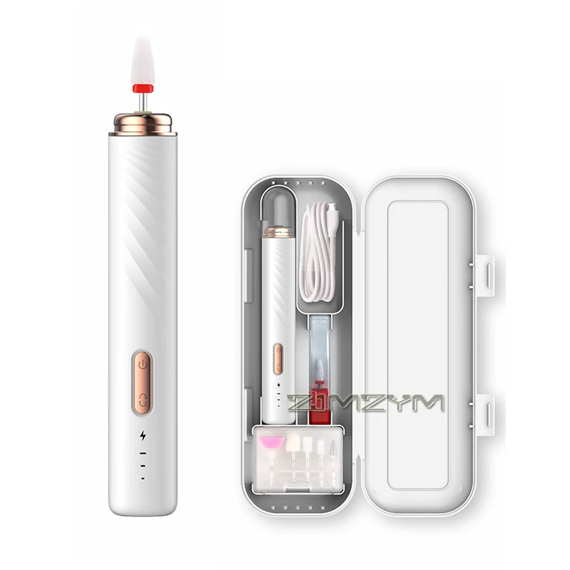 

Portable Rechargeable Electric Nail Trimmer Plastic Multi-functional Manicure Machine Milling Cutter Nail Machine