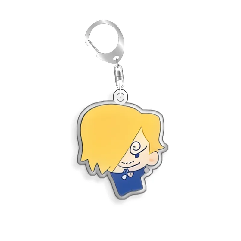 Keychain OP OPTCG Card Charlotte Pudding Bepo Backpack Pendant Anime Game Fans Gift Recycled Acrylic Decoration Rare Card Toy view 6