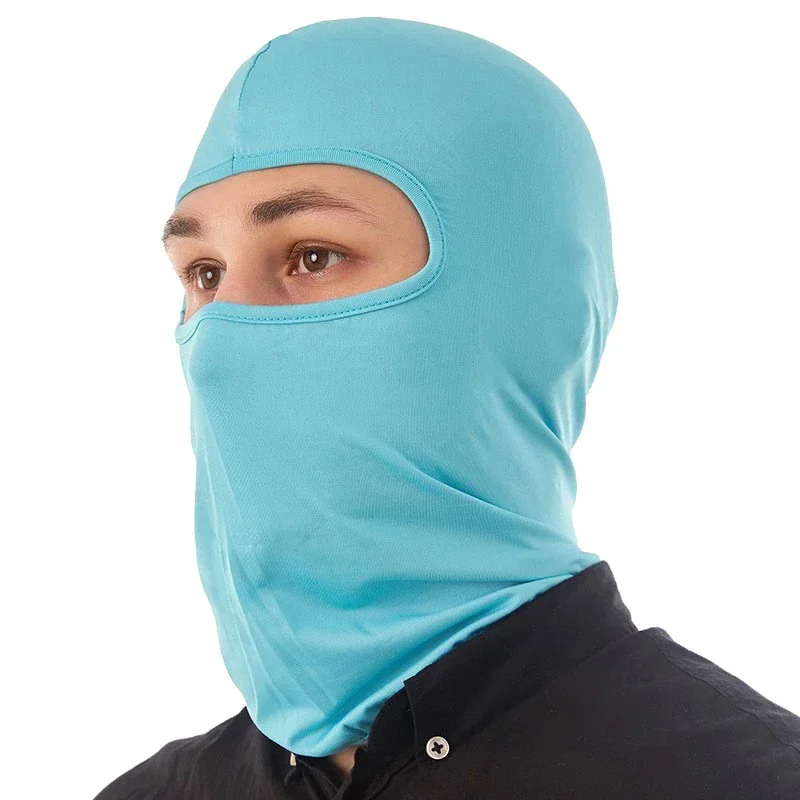 Máscara da motocicleta ciclismo balaclava capa completa máscara facial chapéu balaclava secagem rápida lycra esqui pescoço verão sol proteção ultra uv