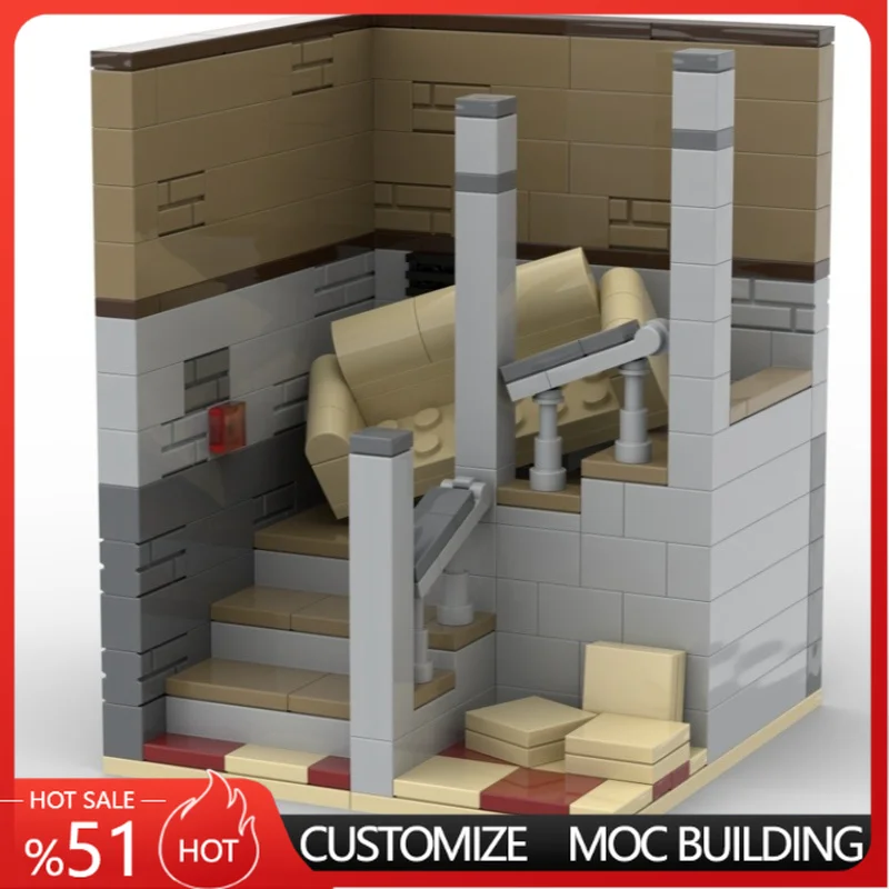 217 Peças MOC Cenário Clássico de Sitcom Blocos de Montar Criativos Modelo Educacional DIY Brinquedo para Fãs Presentes de Aniversário