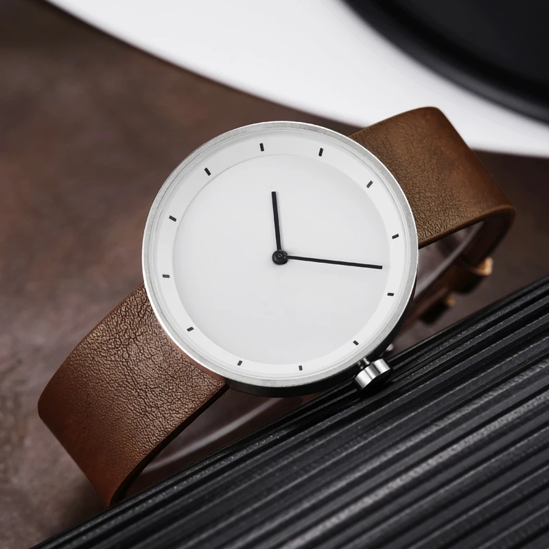 

YAZOLE Watches Men Minimalist Two-Handed With Inner Shaded Roman Letter Scale Quartz Wristwatches Waterproof Student Clock