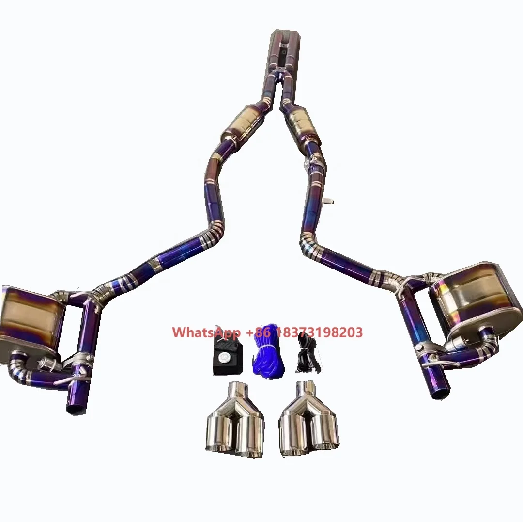 High-Performance Titanium Valvetronic Cat-Back Exhaust Pipes Designed Specifically for Dodge Challenger Exhaust System