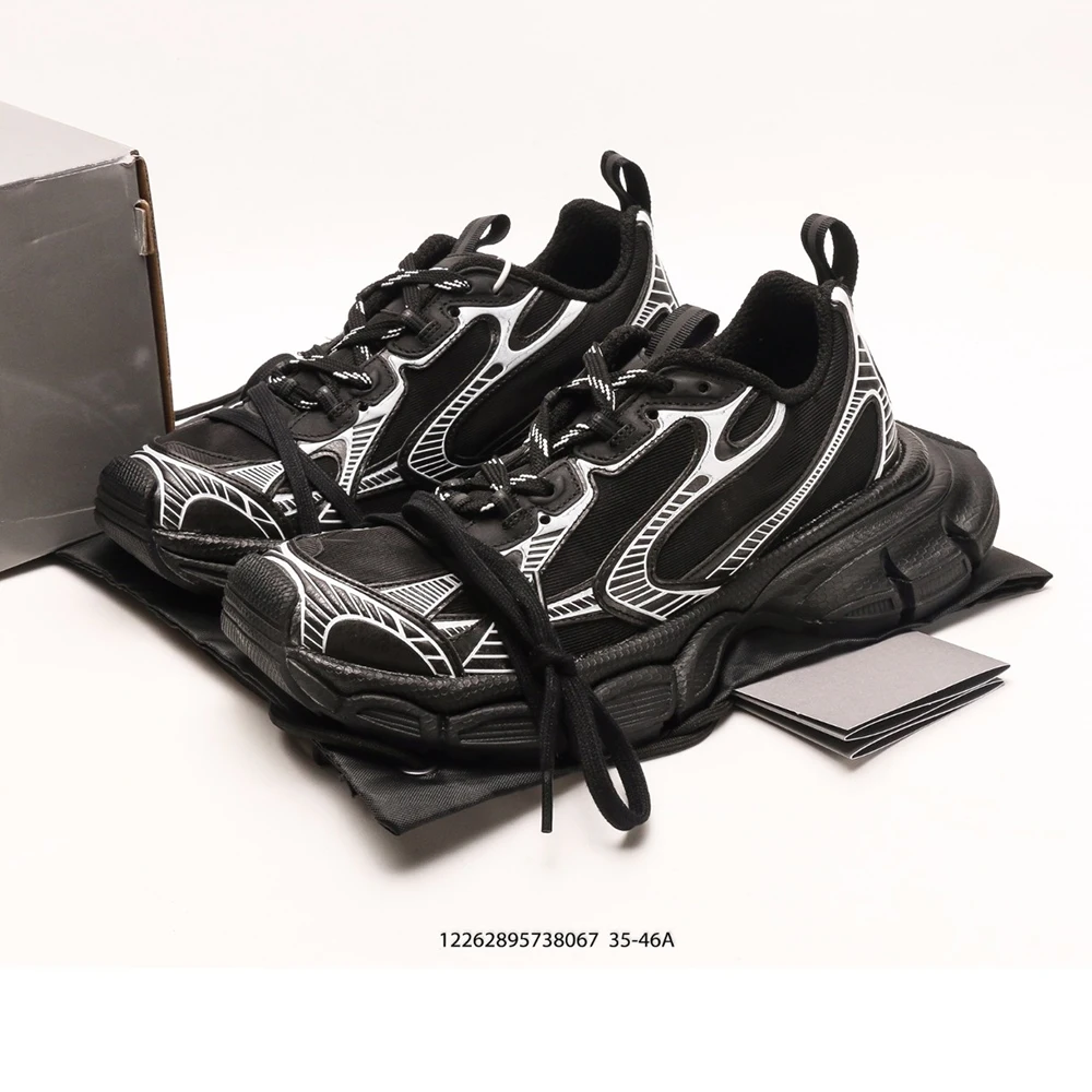 รองเท้าสนีกเกอร์ผู้หญิงชุดลำลองย้อนยุคดีไซน์แฟชั่นคุณภาพดีทำมือรองเท้าผ้าใบ3XL 2024ออกแบบได้ตามต้องการ