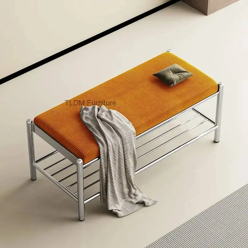 Italian Luxury Shelf Vertical Metal Stackable Minimalist Designer Shoe Cabinet Modern Hidden Sapateira Entrance Furniture Shoe