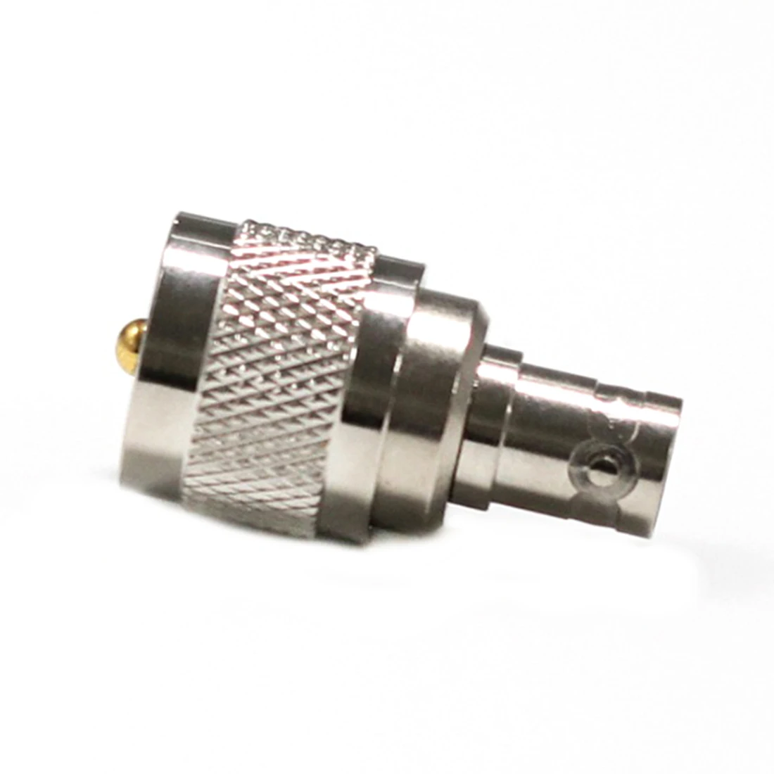 1pc UHF Male Plug to BNC Female Jack  RF Coax Adapter Convertor Straight Nickelplated for Wifi Antenna