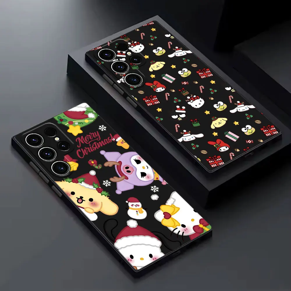 

Phone Case For Samsung Galaxy A56 A55 A54 A53 A52 A36 5G A35 A34 A26 A25 A24 A23 A17 A16 A15 A14 A07 Cover Christmas Sanrio Cute