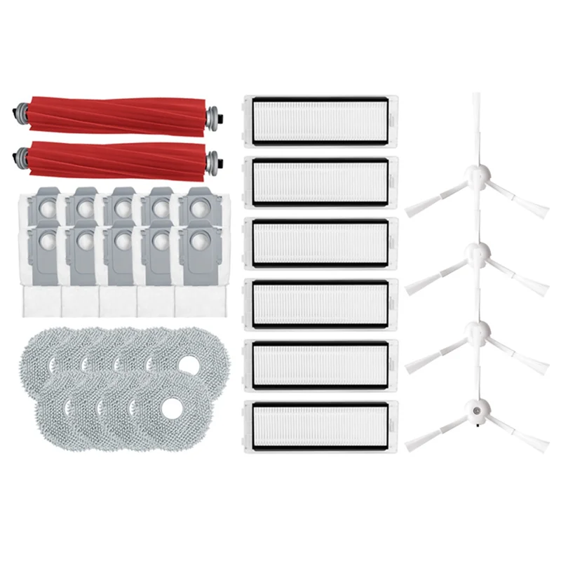 

BMBY-для Roborock Q Revo/P10 робот-пылесос, аксессуар для пылесоса, основная боковая щетка, фильтр Hepa, тряпки для швабры, аксессуары для мешков для пыли