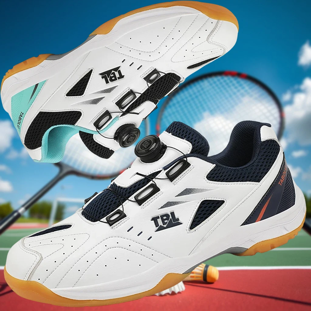 

Men's and women's lightweight non-slip tennis shoes with cushioning and breathability, badminton shoes, and squash shoes