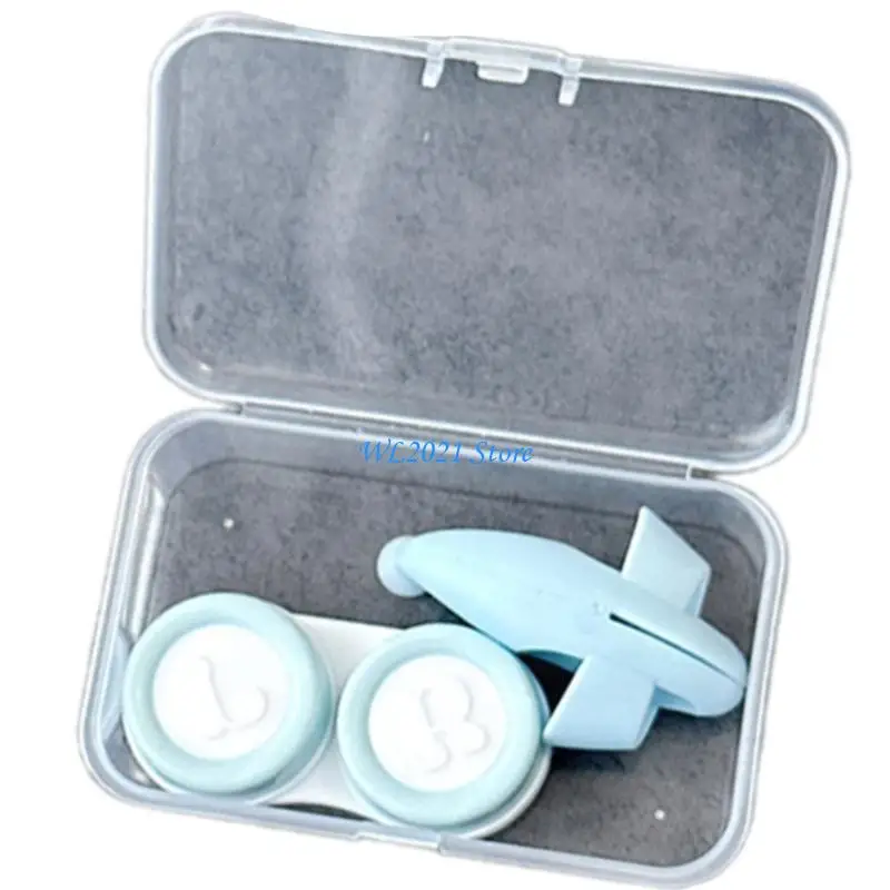 G5GC العدسات اللاصقة ارتداء مجموعات عدسة الملقط شفط عصا السفر حاوية للعدسة #4