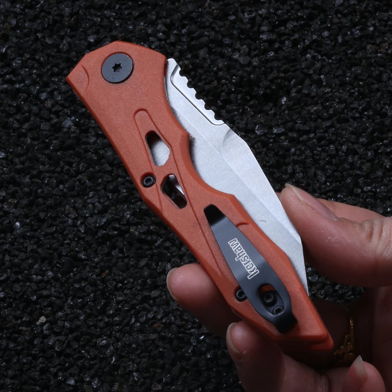 7650 Jackknife Aviation Aluminum handle CPM-154 Blade Tactical self-defense tool Pocket knife, suitable for outdoor hunting, act