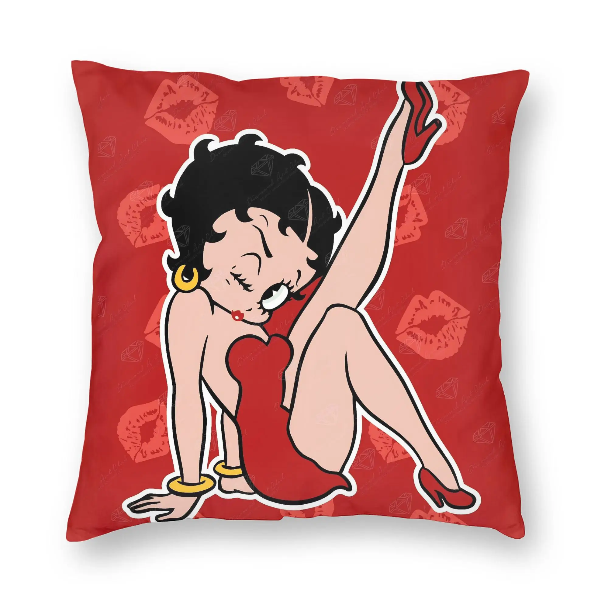 Anime B-Betty BoopS Pillowcase Printed Polyester Cushion Cover Decorative Cartoon Pillow Case Cover Home Dropshipping 40X40cm