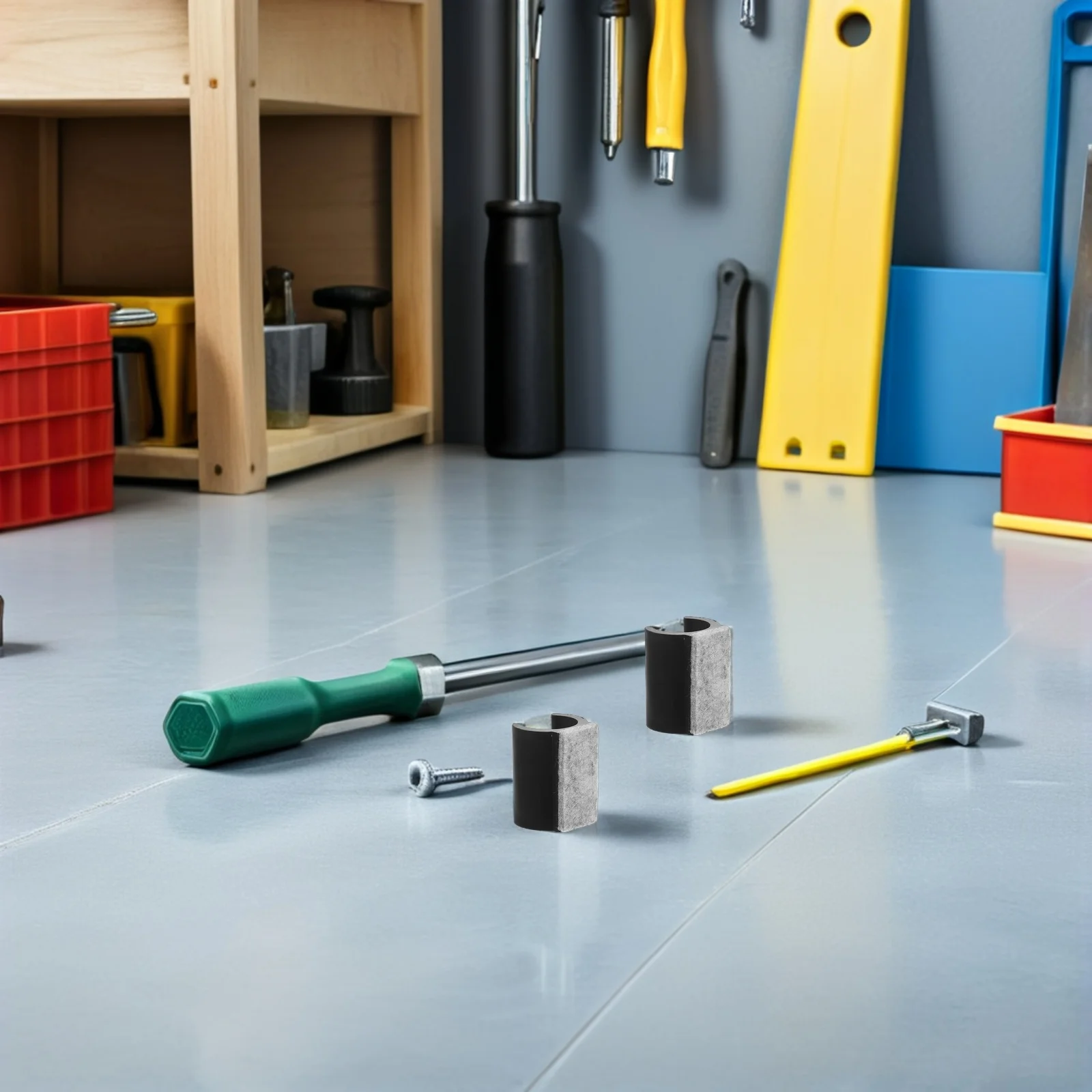 

12Pcs U Shaped Furniture Leg Caps 25Mm Plastic Chair Leg Covers Felt Pad Noise Reduction Floor Protectors Dining Room