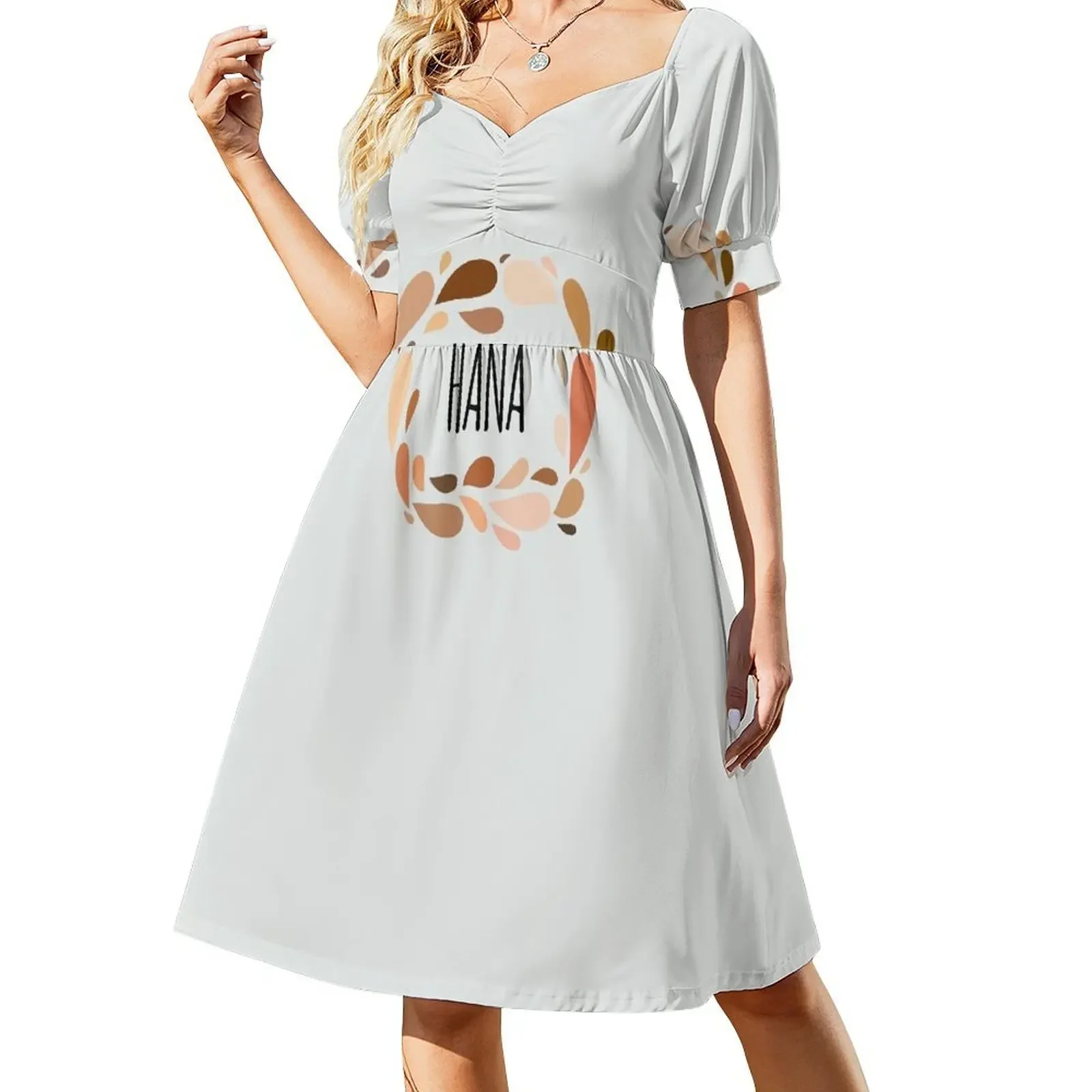 

Hana - Names for Wife Daughter and Girl Dress women's elegant loose dresses summer dress korean women clothes