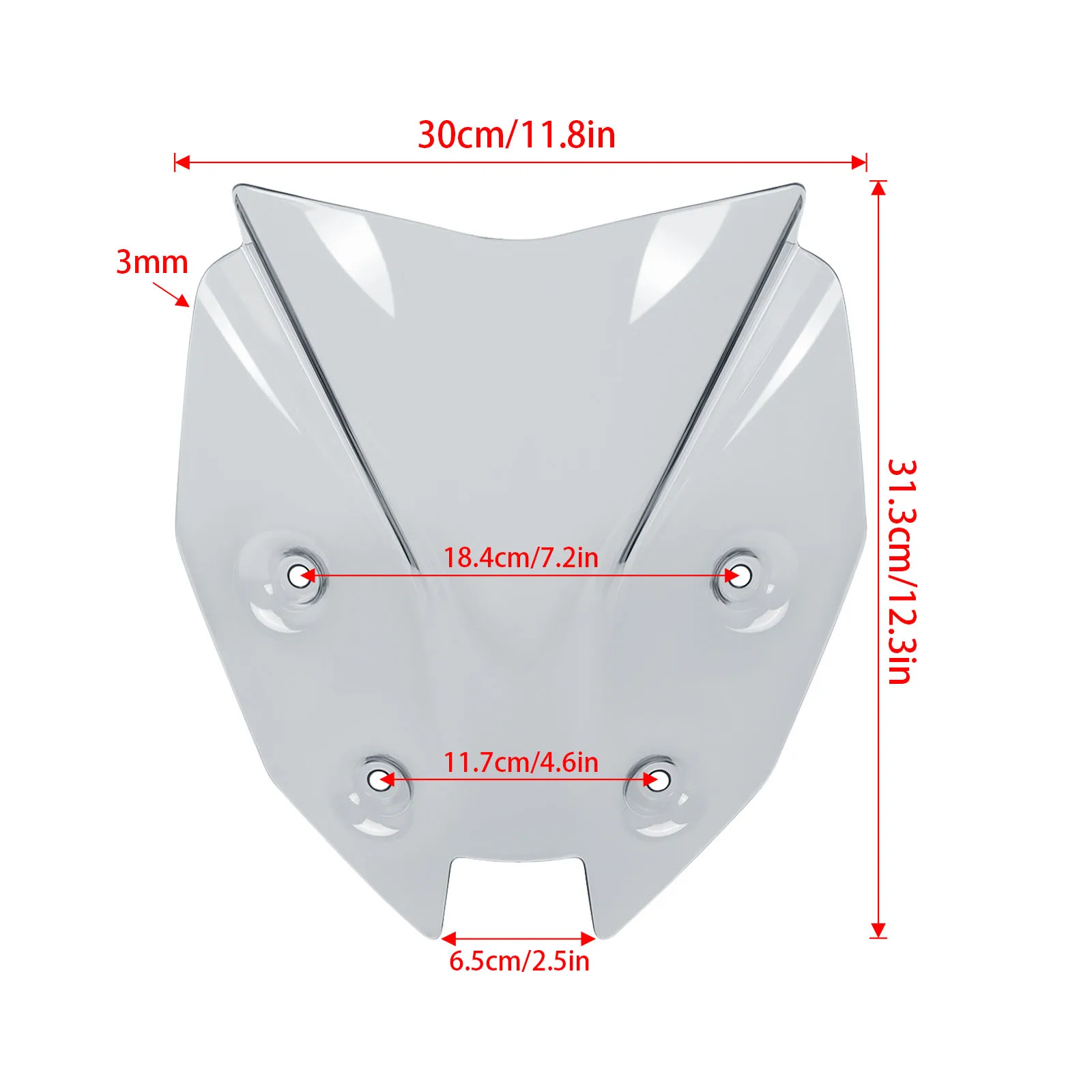 For Suzuki GSX-S1000GX GSXS1000GX GSX S1000 GX 2024-2026- Touring Windshield Spoiler Double Bubble Windscreen Cover Deflector