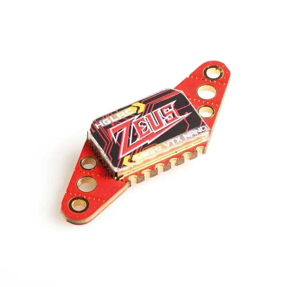 HGLRC Zeus Nano FPV VTX 350mW | 5.8G Audio Video Transmission with MIC, Adjustable Power for RC FPV Drone & Quadcopter
