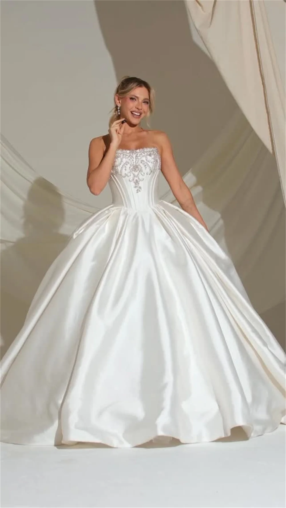 cute long dress Modest A-line V-neck Prom Dresses Party Dresses Dresses Betsey Johnson Tea Dress no:Z025769 item size:M Delicate as a spring