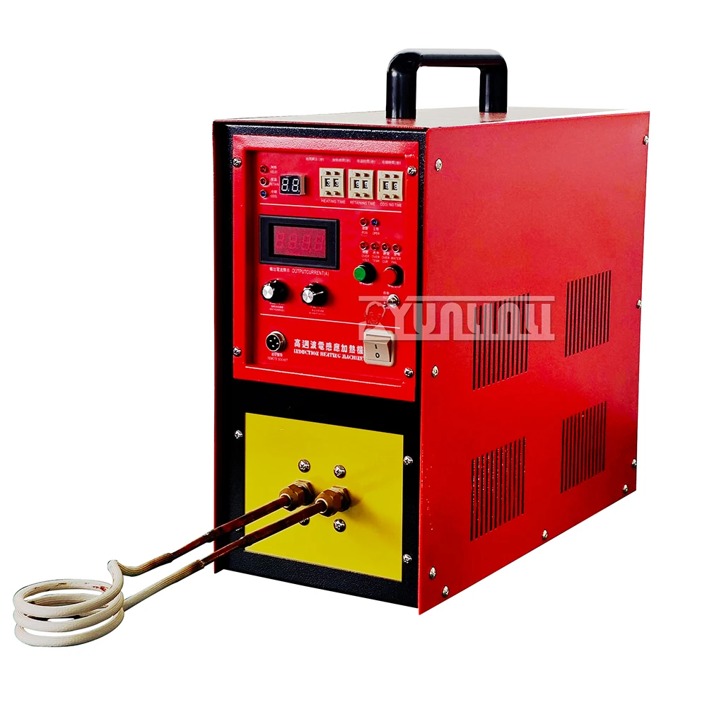 15KW Induction Heater Induction Heating Machine Metal Smelting Furnace High Frequency Welding Metal Quenching Equipment 30-100kh