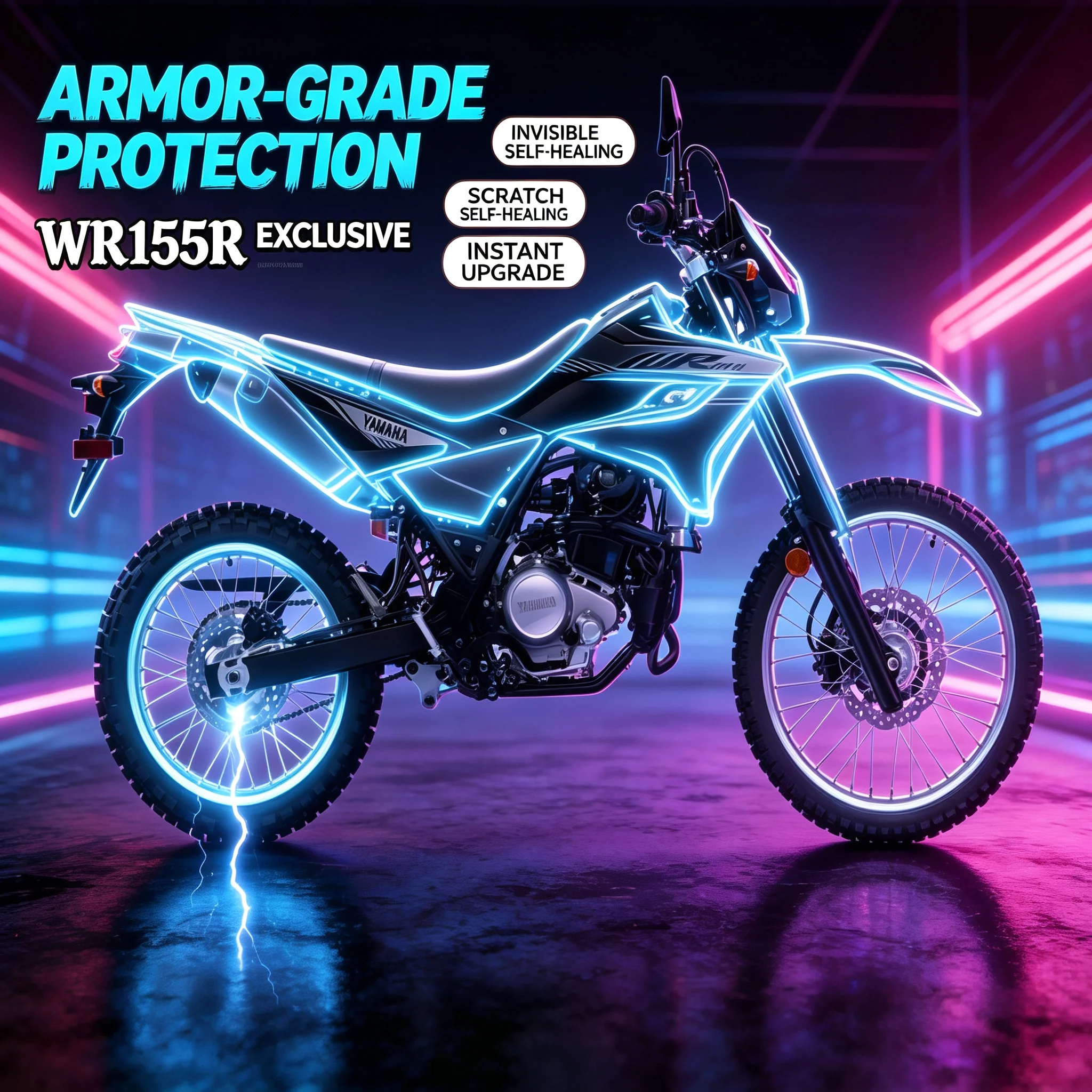 

For YAMAHA WR 155R 2026 TPU Paint Protection Film Motorcycle PPF Fairing Body Sticker Clear Bra Kit Anti-scratch Decal Cover