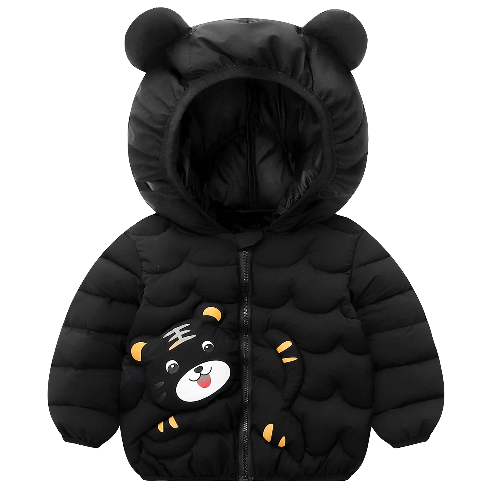 

Lightweight Boys Girls Puffer Coat,Children's Down Jacket,Winter Warm Windproof Kids Quilted Jacket,Ear Hood Toddlers Outfits