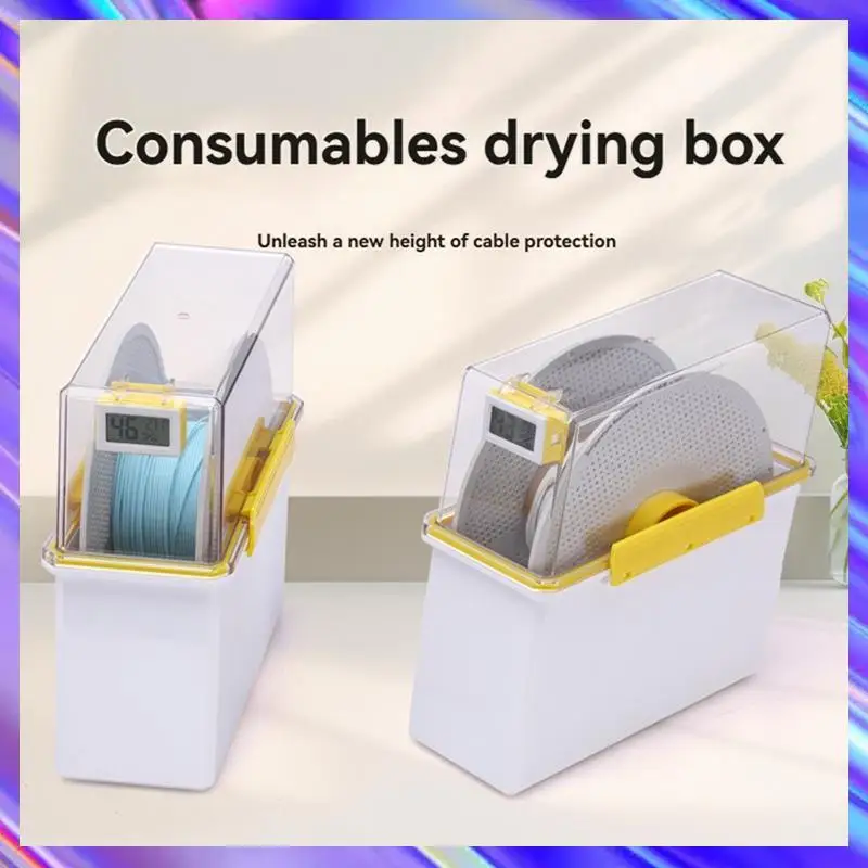 

Для деталей 3D-принтера Пластиковый сушильный ящик для PLA ABS PETG Сушильный ящик для нити для 3D-принтера Оборудование для непрерывной сушки