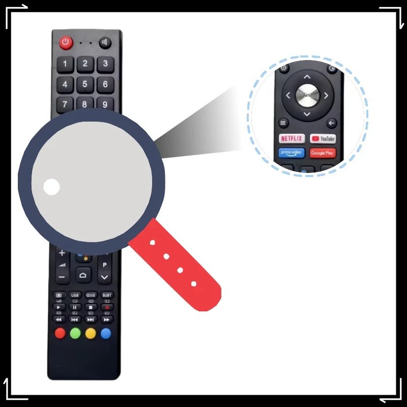 

Voice Replacement Remote Control Compatible for JVC RM-C3367 LT-50KC508 50" Smart 4K UHD Android TV