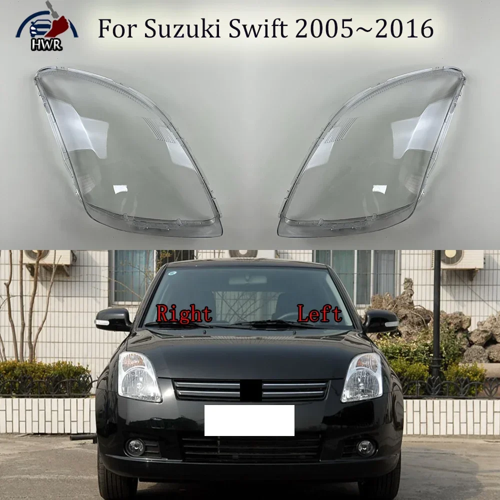 

For Suzuki Swift 2005~2016 Headlamp Lamp Cover Headlight Shell Transparent Mask Lens Plexiglass Replace Original Lampshade