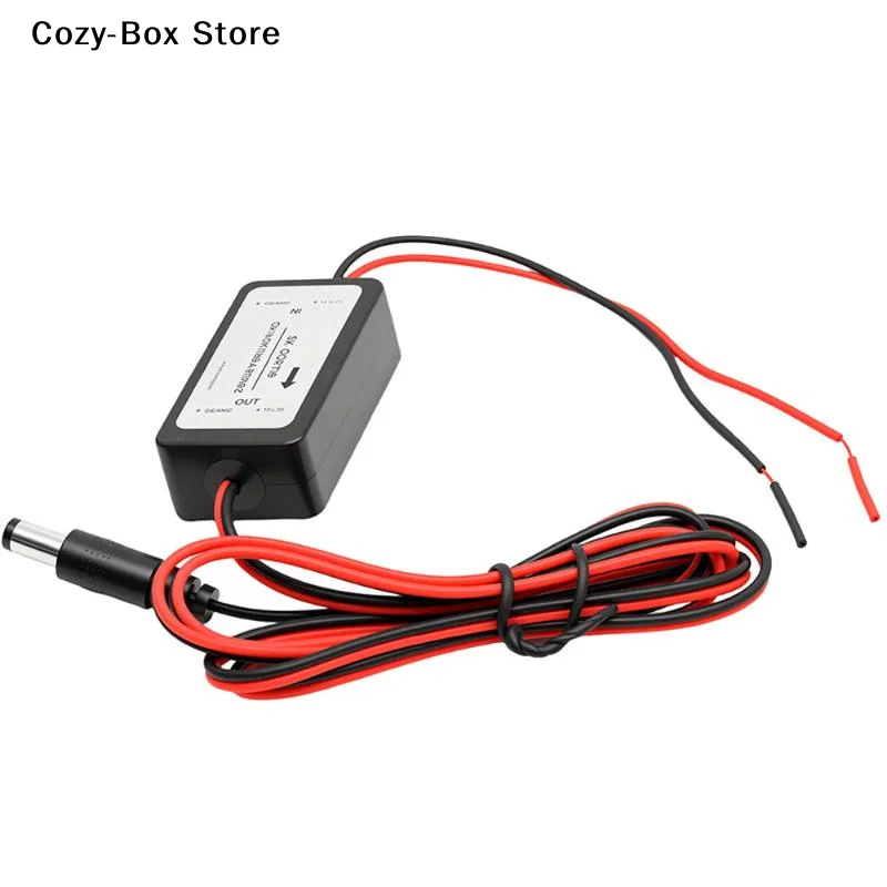 [ZY] Relais d'alimentation 12V CC avec filtre à condensateurs et connecteur pour caméra de recul de voiture, redresseur pour résoudre les ondulations et les interférences