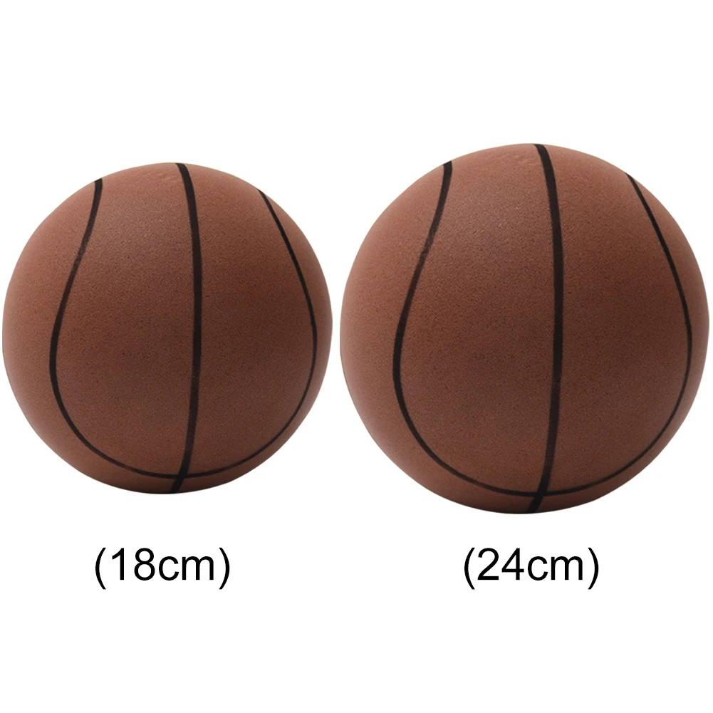 子供のためのバウンス静かなバスケットボール、絞り可能な屋内ボールフォーム、静かなサッカーバスケットボール