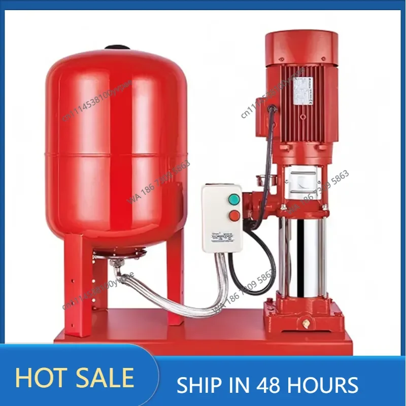 High Efficiency Engine Fire Pump Set Single Stage Stainless Steel Cast Iron Red Fire Pump