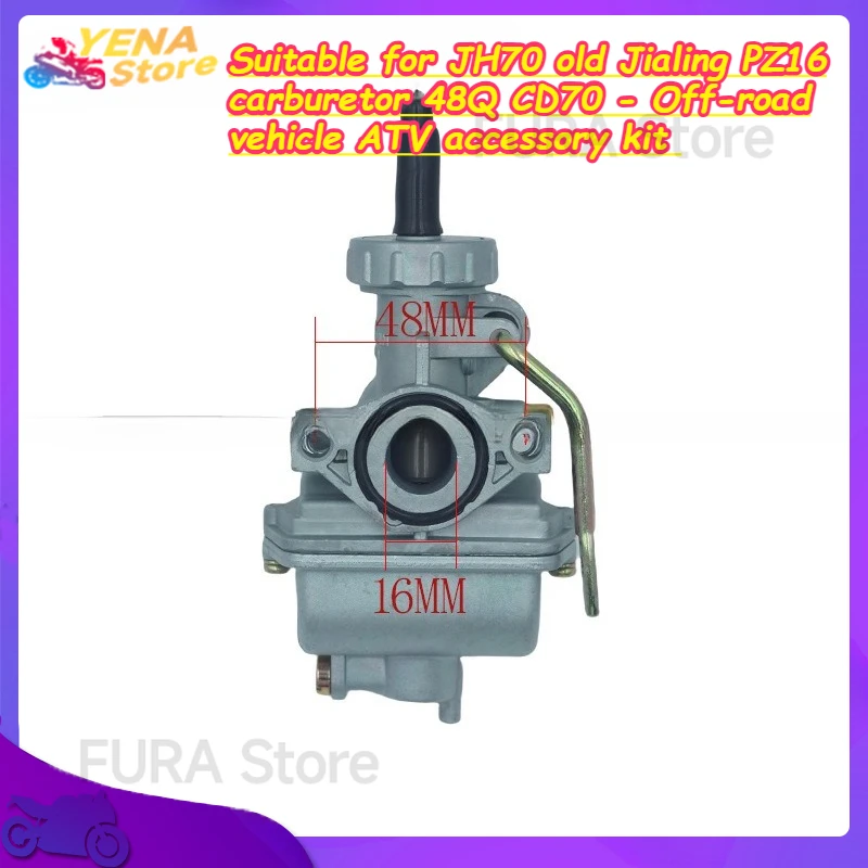 Карбюратор мотоцикла — подходит для старого карбюратора JH70 Jialing PZ16 48Q CD70 — комплект аксессуаров для внедорожников ATV Карбюратор мотоцикла — подходит для старого карбюратора JH70 Jialing PZ16 48Q CD70 — комплект аксессуаров для внедорожников ATV