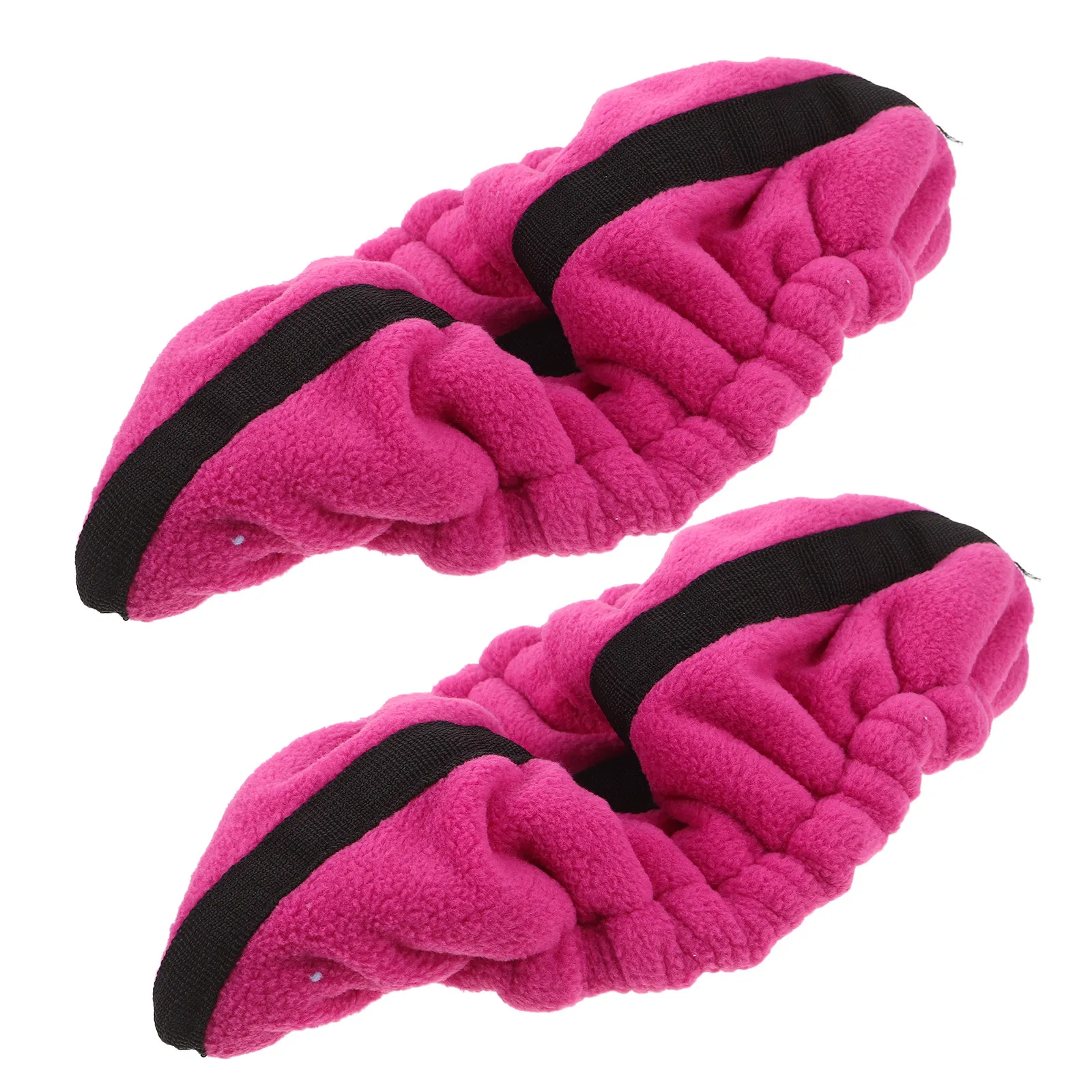 2Pcs Ice Skate Blade Guards Elastic Stretchable Covers Ice Hockey Figure Skating Accessories Soft Skate Protectors Youth Adult