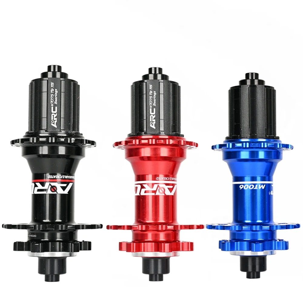 محاور دراجات نانليو من سبائك الألومنيوم ، محور دراجة جبلية قوس 006 ، محامل NBK ، متوفر بسرعات 8-12 ، 32 فتحة ، 28 فتحة ، 36 فتحة #6