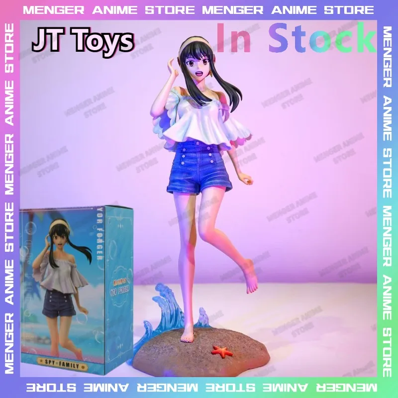 

JT Toys SPY×FAMILY Yor Forger Beach Theme Anime Figure 30cm Full Painted PVC Collectible Model Statue Display Gift Toy Ornament
