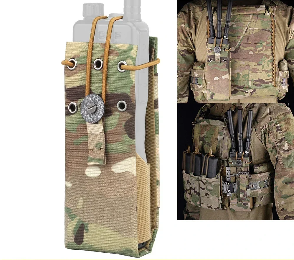 

Radio Pouch Universal MPU5 PRC163 152 148 PTT Holder Bag Walkie-talkie Storage Pack FC Style Airsoft Hunting Police Accessorie