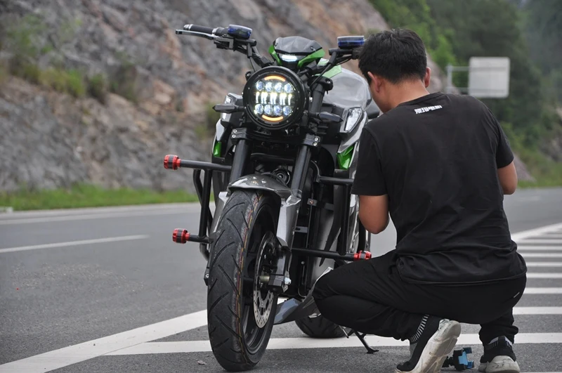 Image 5: Motos électriques Stlf en gros de haute qualité 3000W avec batterie au lithium, en promotion, certificat russe