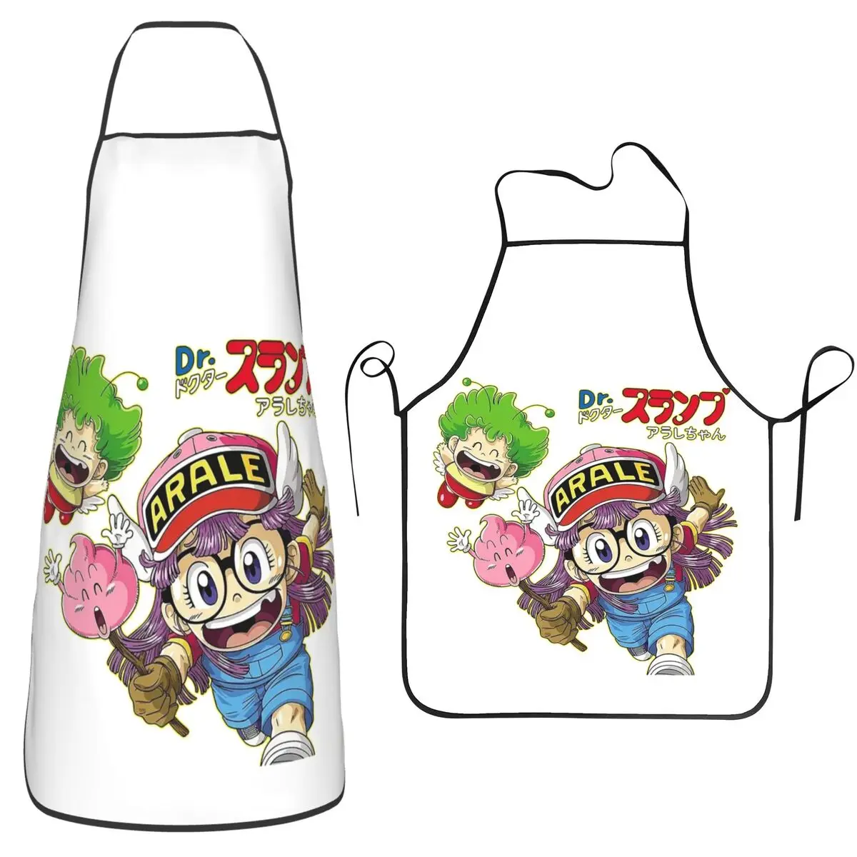 

Милый фартук Dr.Slump Robot Girl Arale Hoyoyo, фартук для шеф-повара, приготовления пищи, выпечки, нагрудник без рукавов, кухонный сарафан для уборки для женщин и мужчин